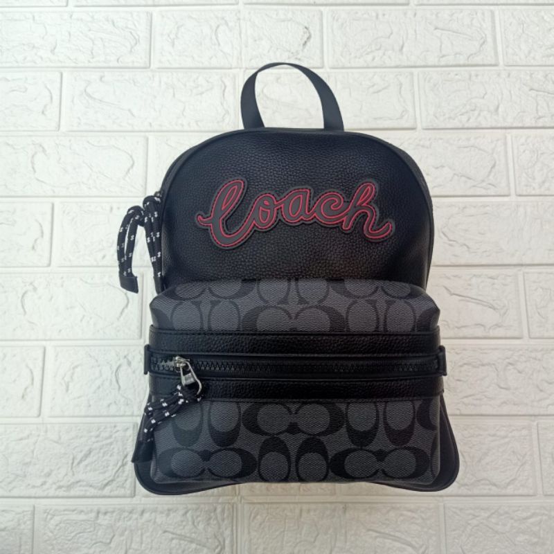 Tas Ransel Coach Vale With Signature Canvas