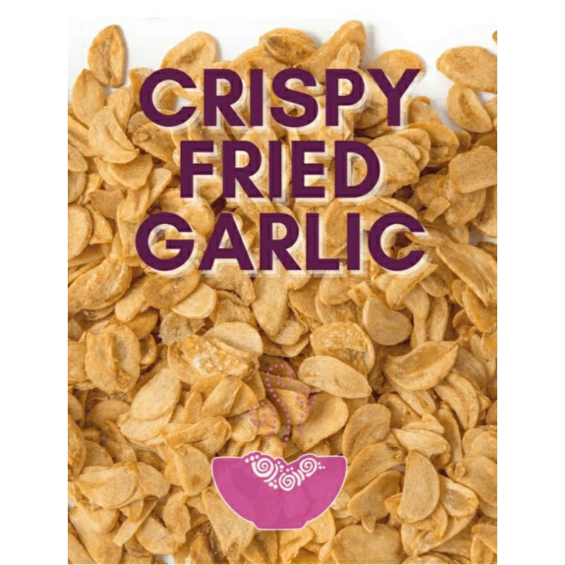 crispy garlic delicious  netto 100 gram bawang putih goreng halal higenis