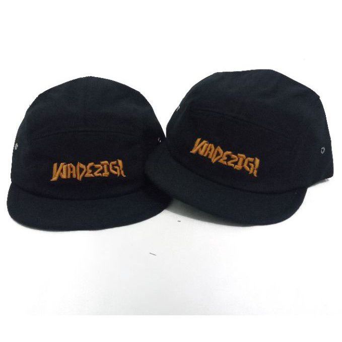 topi distro-topi 5 panel visor pendek terbaru