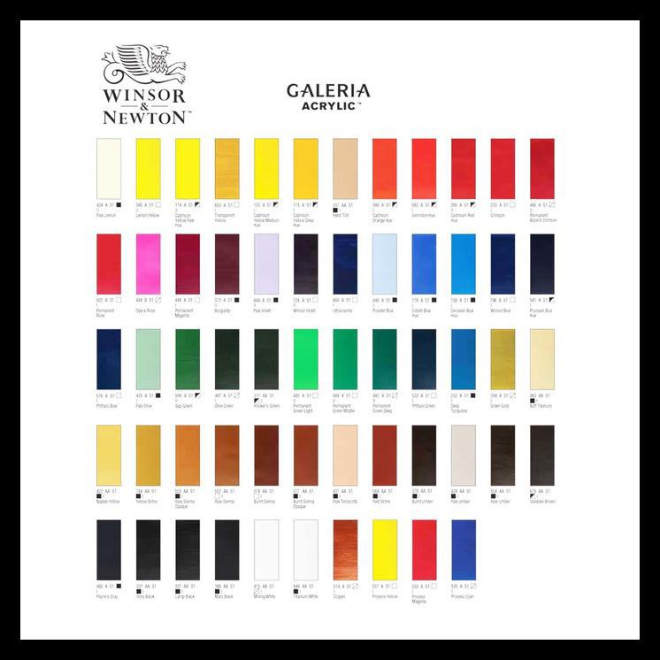 

Special Price Winsor & Newton Acrylic Color / Cat Akrilik 120Ml