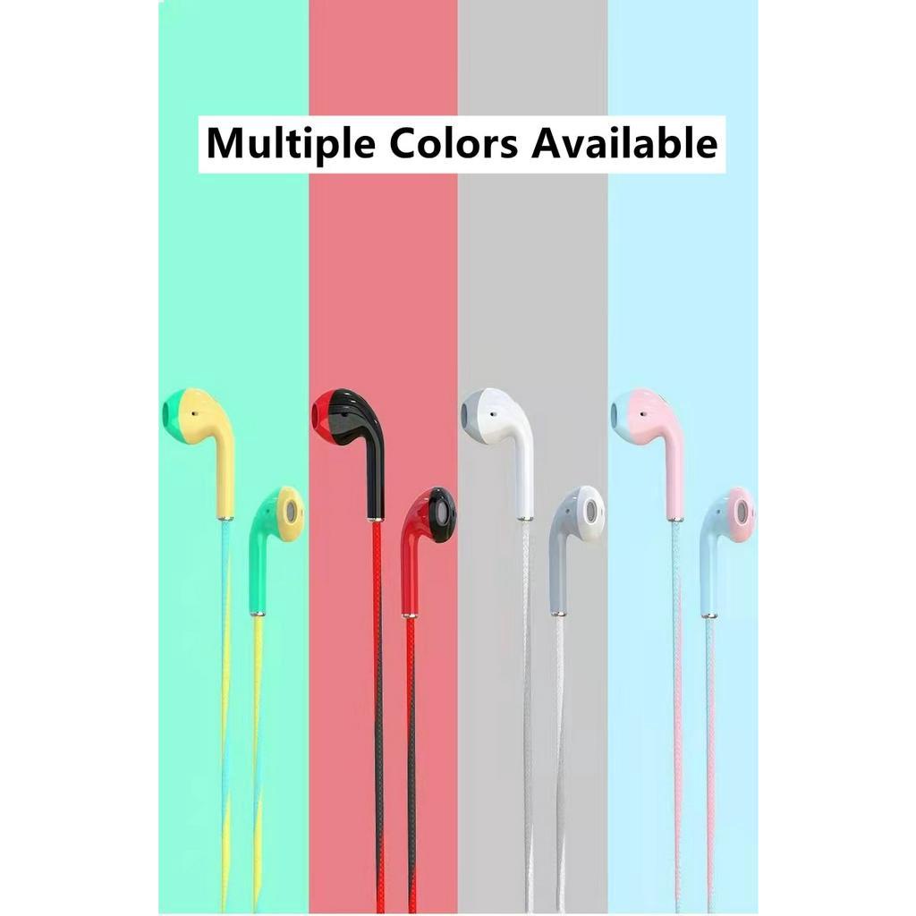 Handsfree U24 Macaron EXTRA BASS HIFI | Two Tone dua Warna / Earphone R2 Macaroon Color Hifi Extra Bass