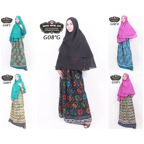 Batik Hijab Syari Muslim Putri Ayu Solo