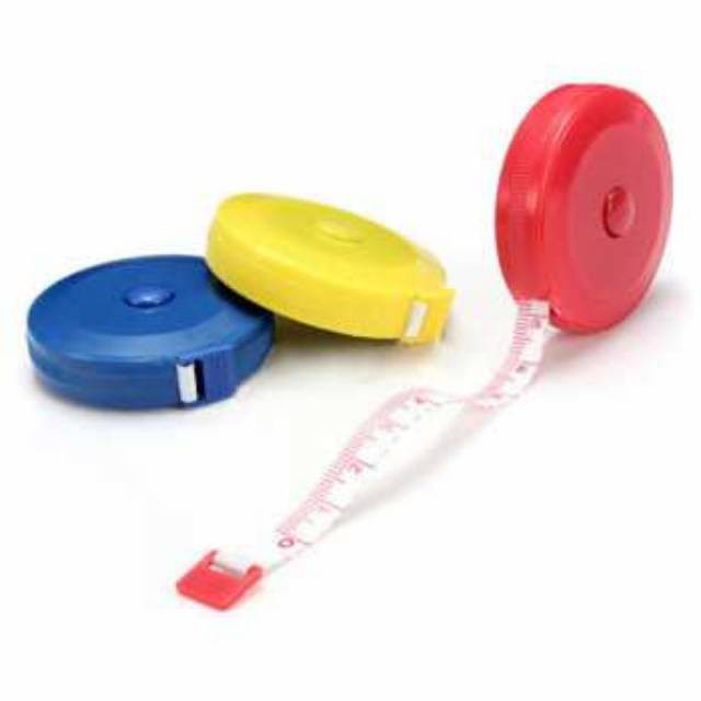 Meteran Jahit Alat Ukur Panjang Badan Sistem Lock Retract Meter Sewing Praktis Bagus Murahl