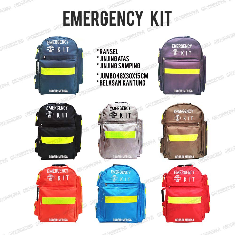 Jual Emergency Kit Bag Tas Perlengkapan Medis First Aid Kit Bag P3K SAR ...