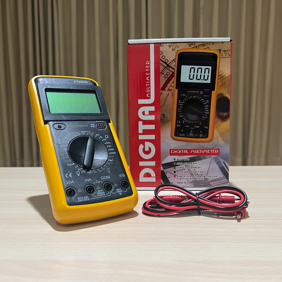 MULTIMETER DIGITAL TESTER MULTITESTER AVOMETER DT-9205A