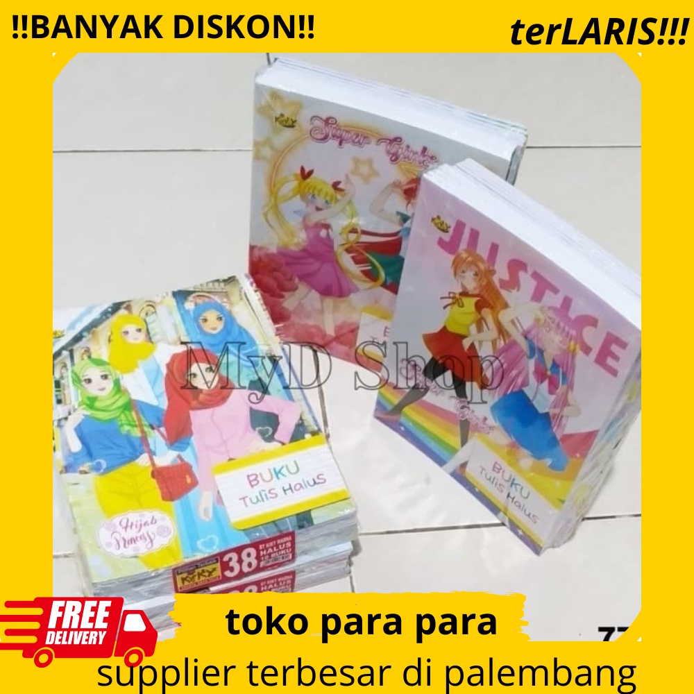 

BUKU TULIS KIKY HALUS KASAR 38