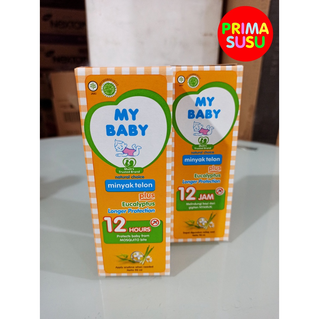 My Baby Minyak Telon Plus Eucalyptus Perlindungan 12 Jam 90 ML