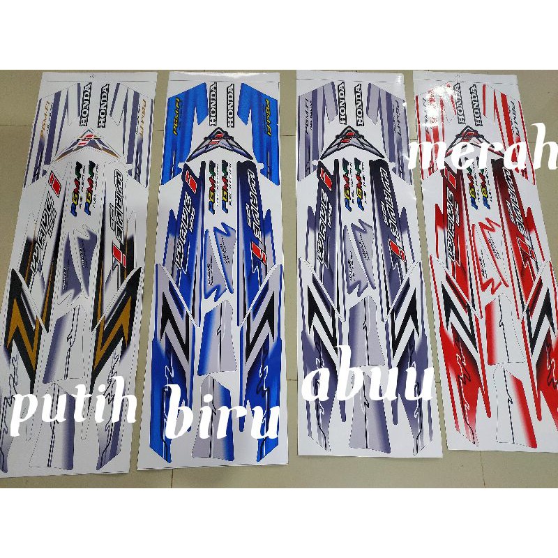 striping stiker supra 125 wave125 i