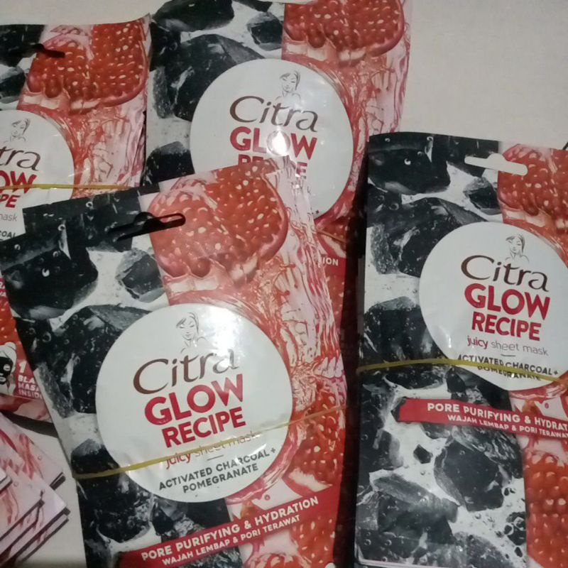 CITRA GLOW UP  JUICY SHEET MASK