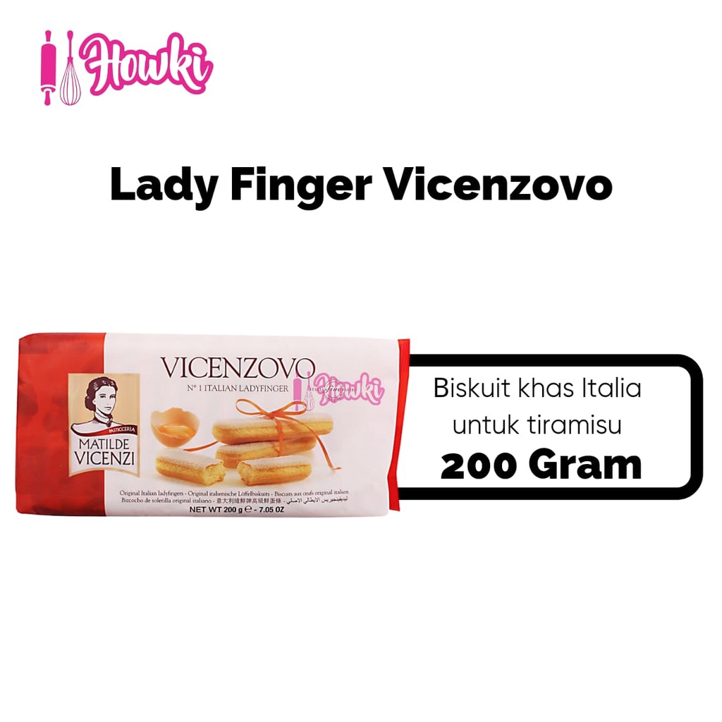 

LADY FINGER vicenzovo TIRAMISU Kemasan 200gr