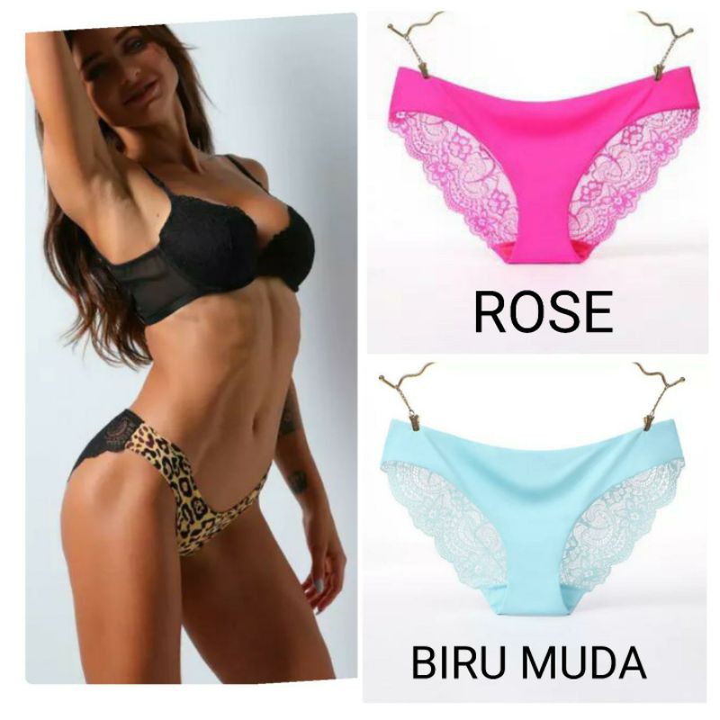 Celana Dalam Wanita Seamless Tanpa Jahitan Anti Nyeplak 006