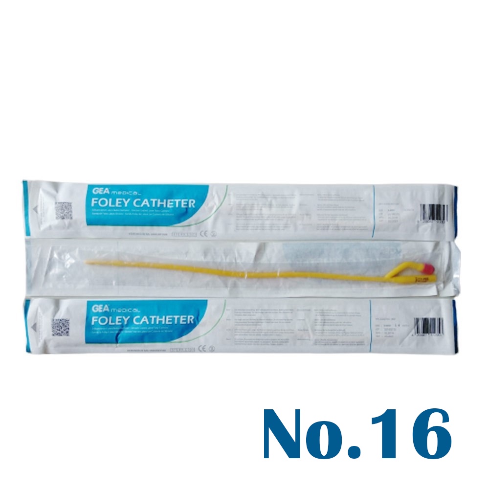 Foley Catheter No 16 GEA - Foly Cateter / Selang Kencing No.16