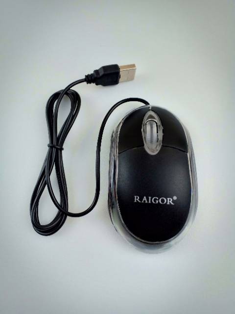 MOUSE USB RAIGOR STANDARD PC - LEPTOP - MOUSE MURAH KUALITAS BAIK