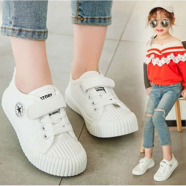 [Tokobig] Sepatu Fashion Classic Sneakers Kids Shoes Sepatu Anak Import Size 23-37 Usia 1-9 Tahun TOP PRODUK - live pagi malam