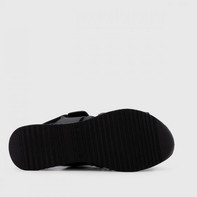 Harga Spesial.. Adorableprojects - Lobosa Platform Strap Black - Sendal Wanita
