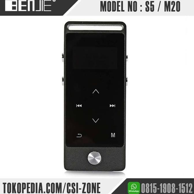 Benjie S5 Portable HIFI DAP / Digital Audio Player - Black