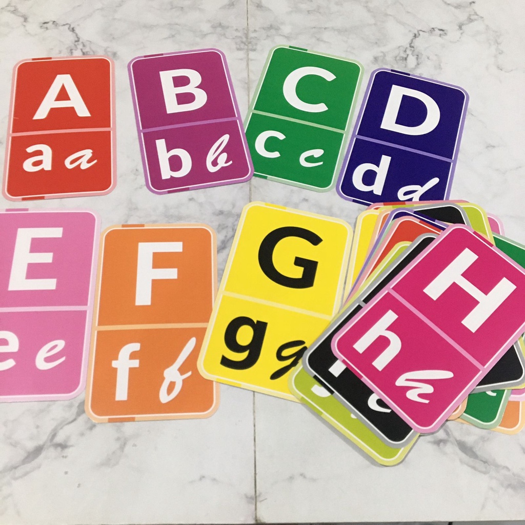 Jual Alphabet Alfabet Alpabet Mainan Kartu Aktivitas Activity Card ...