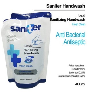 Saniter Handwash Pouch 400 ml