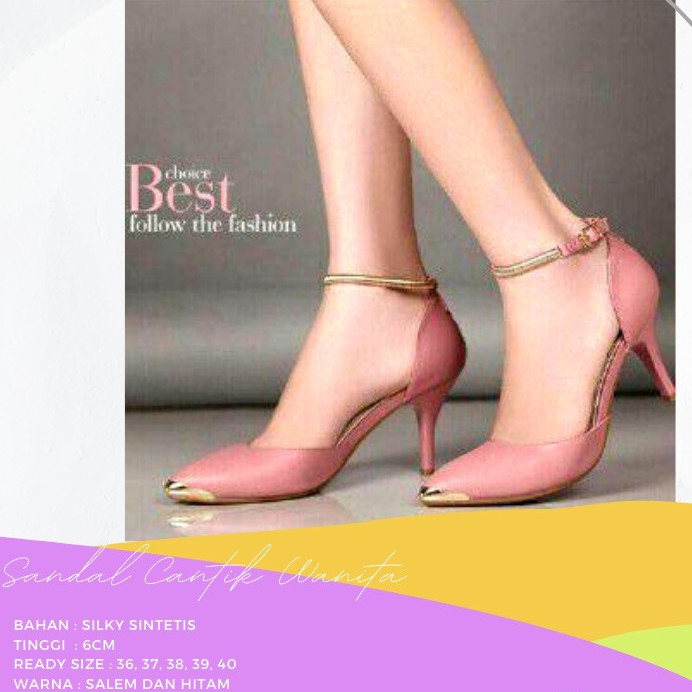 Pollenzo ~ AMELIA Sepatu Kerja Wanita Pantopel Elegant KIA-001-B