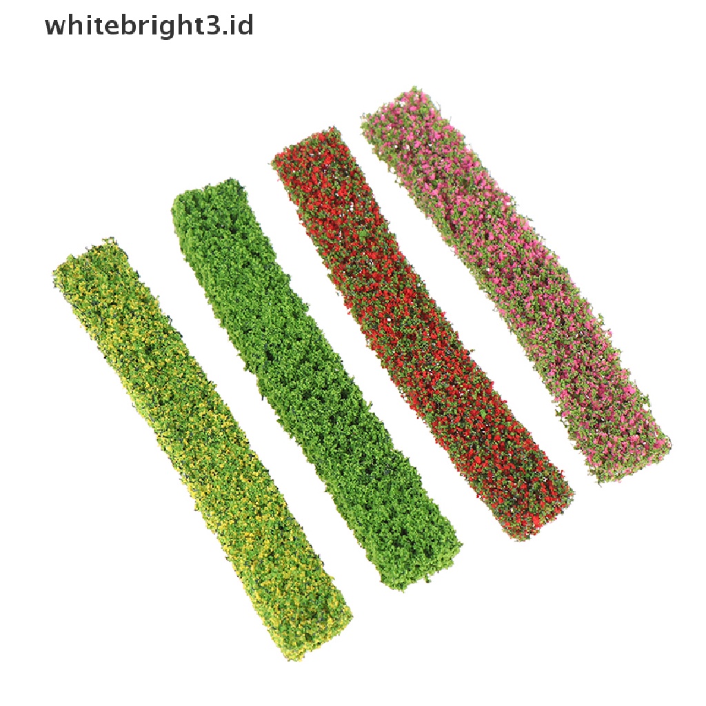 (whitebright3.id) 2pcs / Set Miniatur Pagar Rumput Hijau Untuk Dekorasi Taman Mini / DIY