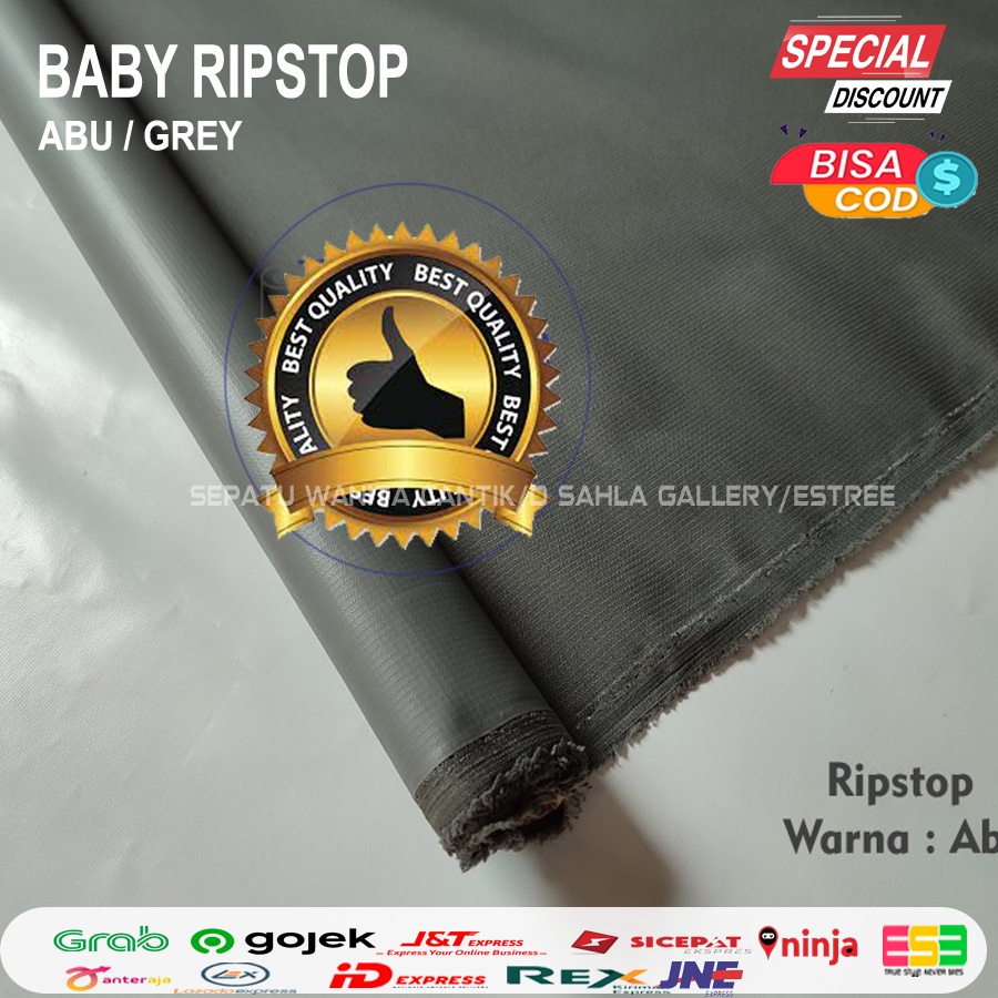 Bahan Tas Kain Ripstop Ribstok Ripstok Dienier Dinier Dinir Polyester Coated PVC Waterproof Bahan Te