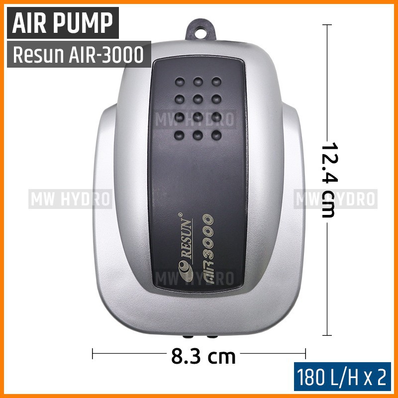 RESUN AIR-3000, Air Pump Low Noise, Aerator / Pompa Udara