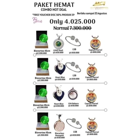 PROMO PAKET COMBO KALUNG PENDANT CAPTAIN MARVEL MCI + MEMBERSHIP