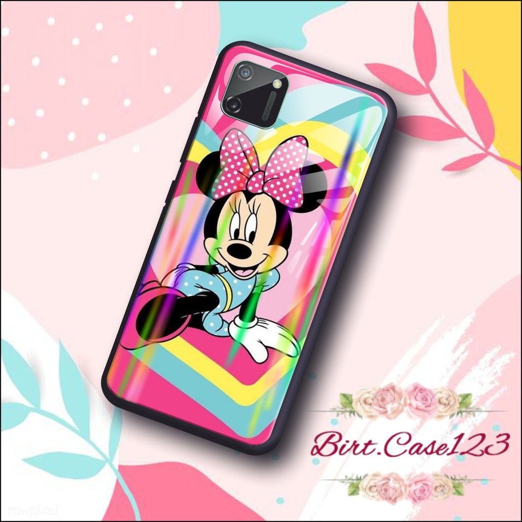 back case glass aurora MINNIE MOUSE Samsung J2prime G530prime A01 CORE A20 A30 A20s A50 A50s BC154