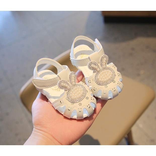 Sepatu anak dan bayi perempuan import premium motif ala BUNNY MUTIARA KILAU premium lentur