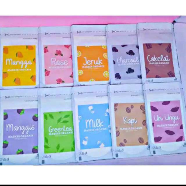PROMO MASKER ORGANIK bdgeulis 15 gram / organic face mask