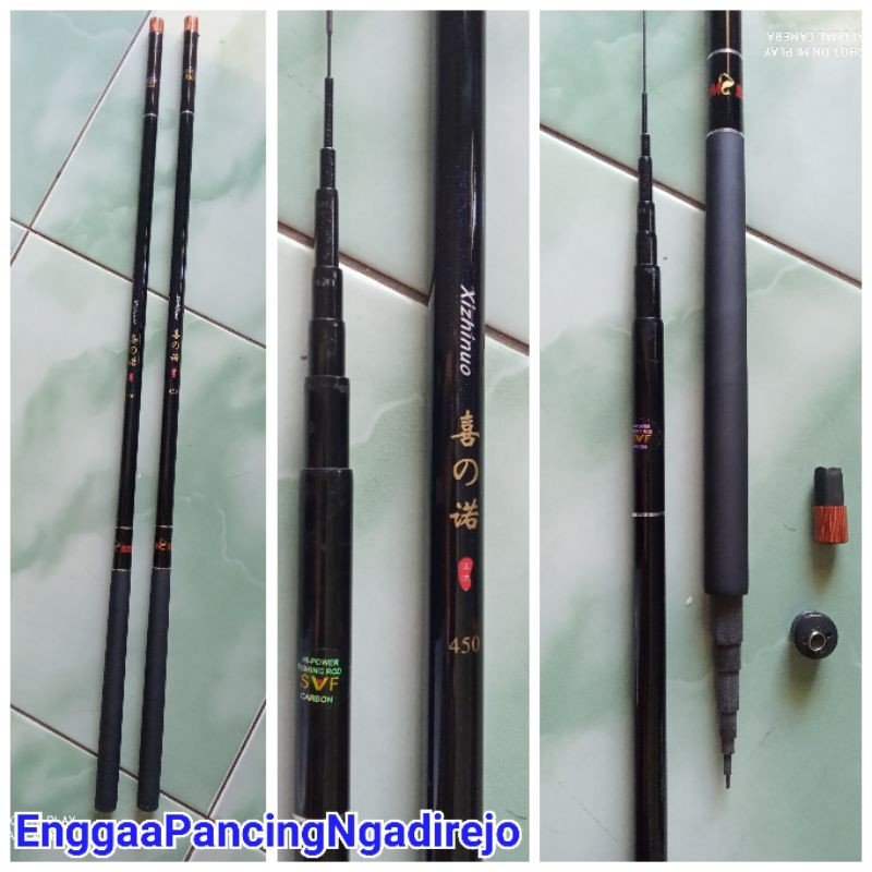 Joran pancing Tegek Jiadioni xizhinuo / ukuran 450 cm/ fishing rods/ carbon