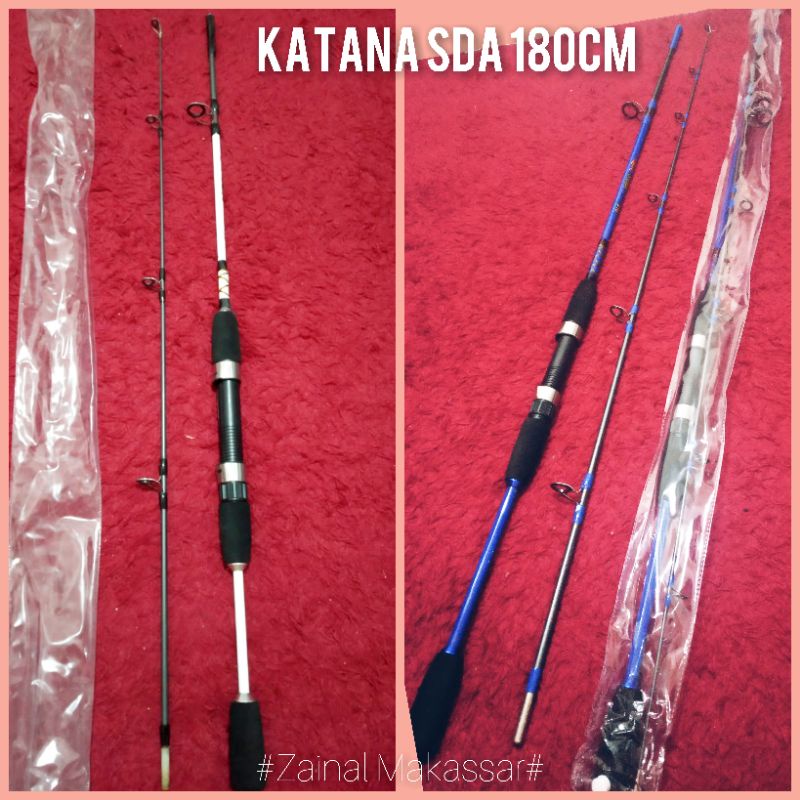 Joran Murah KATANA SDA Panjang 180cm,Kekuatan 25-60lbs,bisa di gunakan di semua medan, laut, Empang.