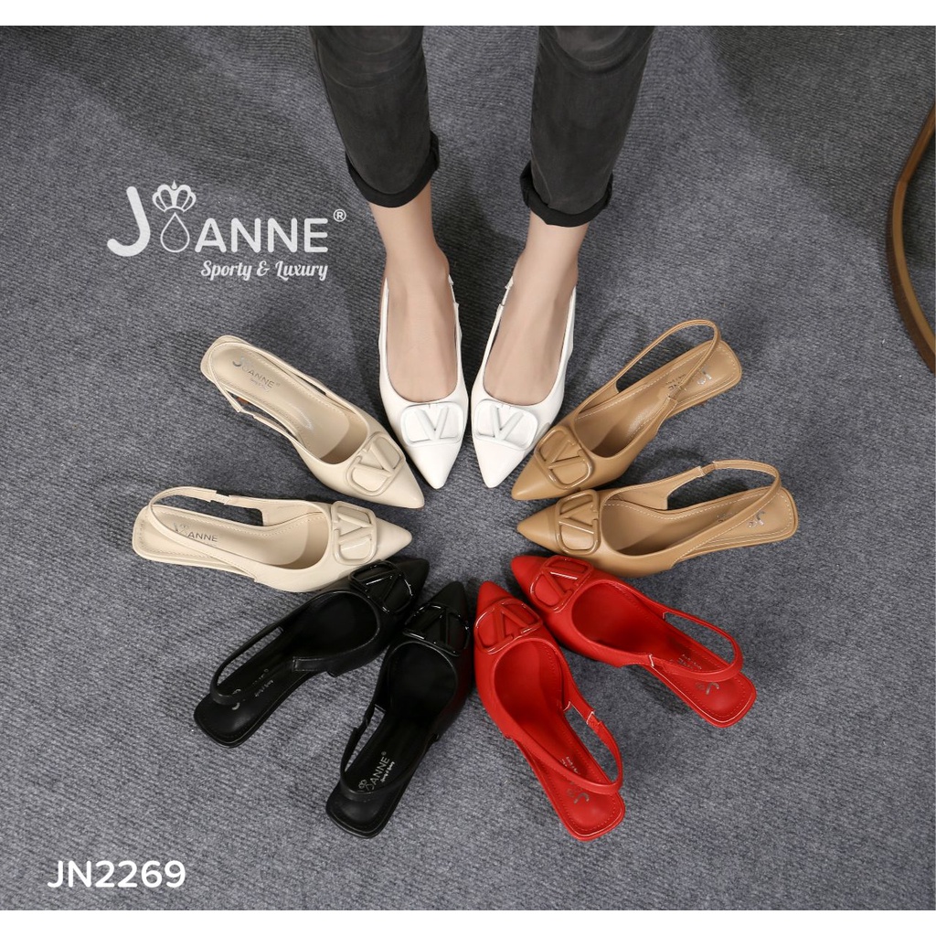 JOANNE Slingback High Heels Shoes #JN2269 ORIGINAL