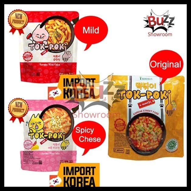 

Topokki Kue Beras Tteokbokki K - Bunsik Tokpoki Toppoki Mild Cheese