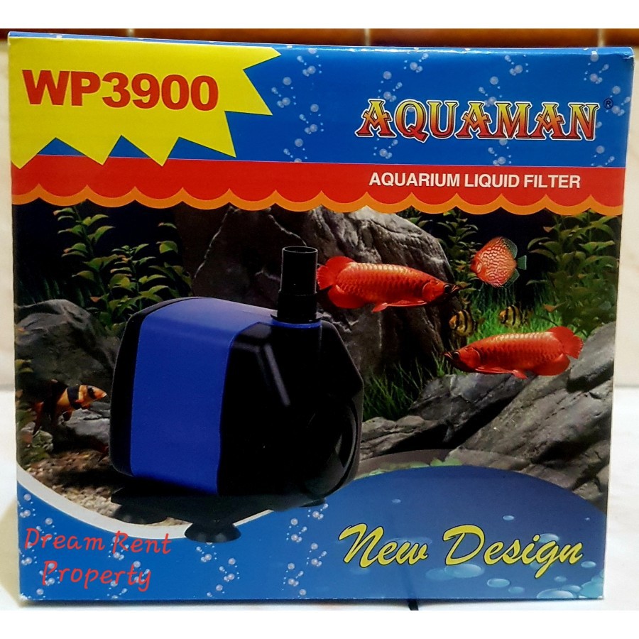 Mesin Pompa Celup Kolam Aquarium Filter Akuarium AQUAMAN WP3900 3900