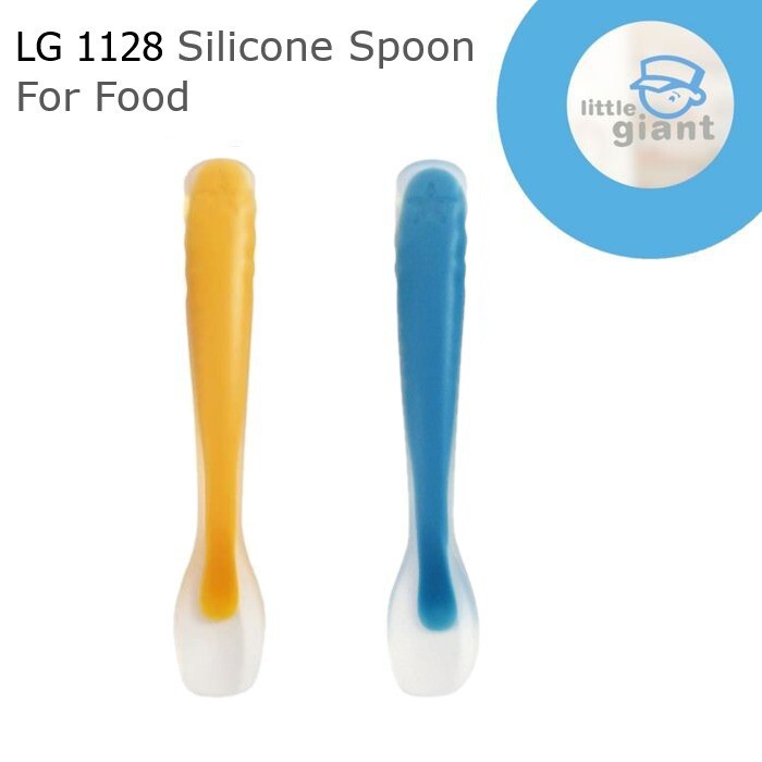 Little Giant Silicone Spoon For Food LG1128 Sendok Makan Bayi