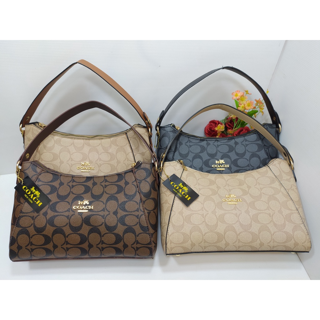 Tas luxury wanita co*ach saphire in signature/Tas selempang &amp; Bahu wanita semi original Bag