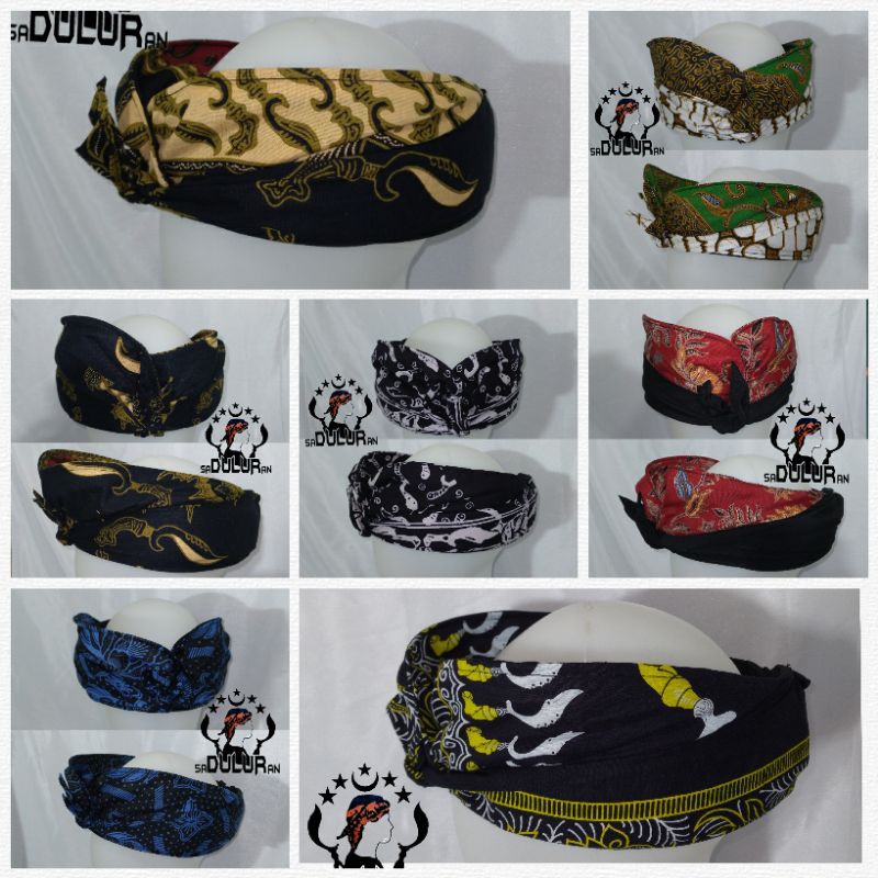 Grosir (SSC) iket kepala praktis / Sunda / ikat batik / Blankon / Udeng / Totopong / iket Bali /
