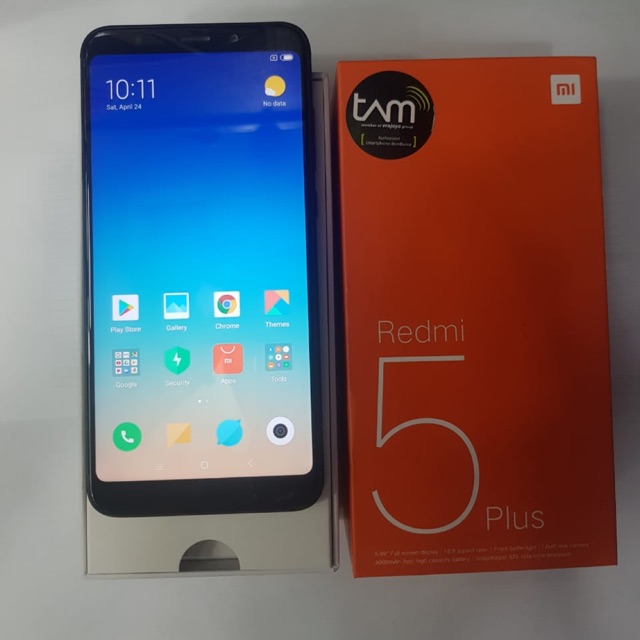 Xiaomi redmi 5plus ram 3/32 second mulus full set ori