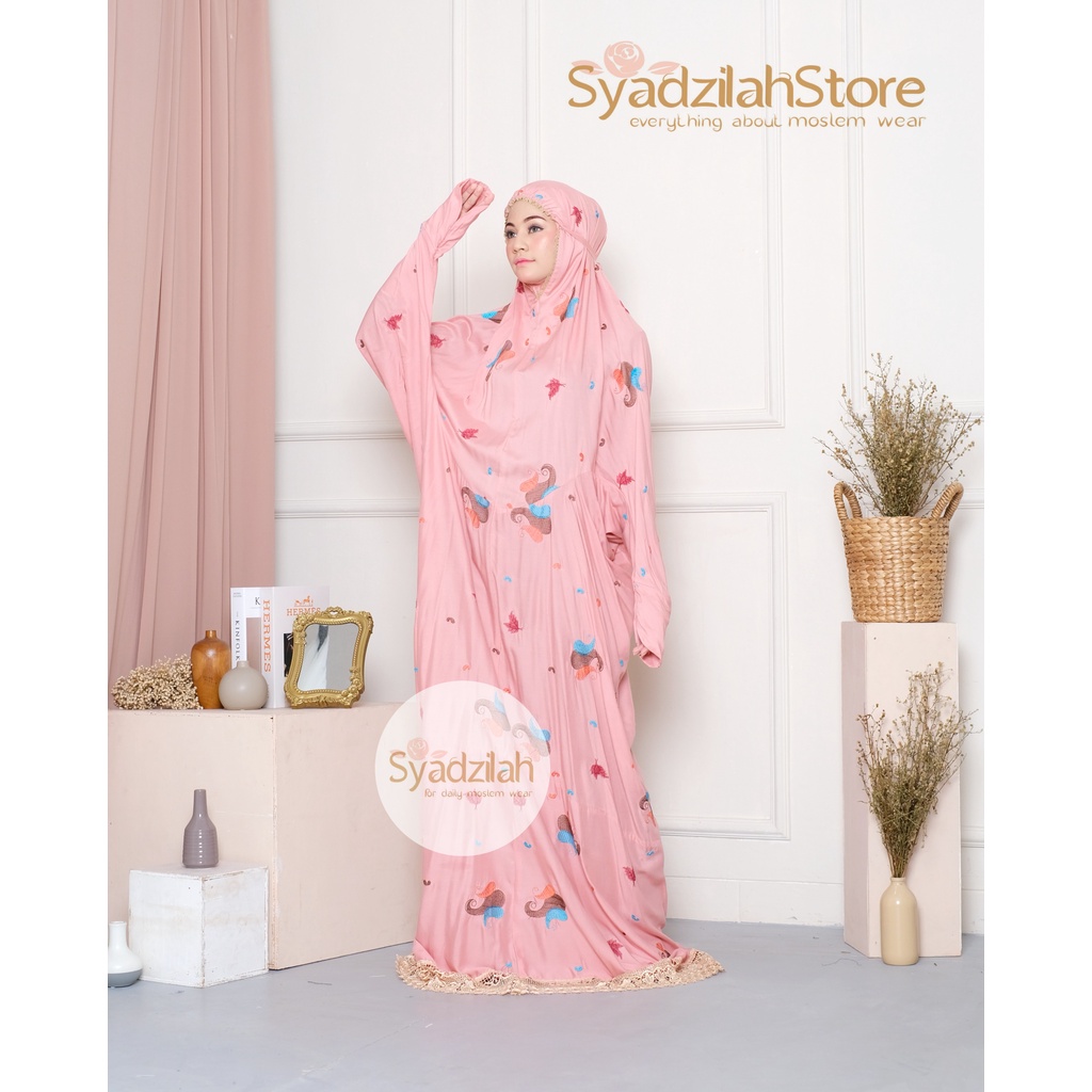 SYADZILAH - Mukena Terusan Dewasa Bordir Starla