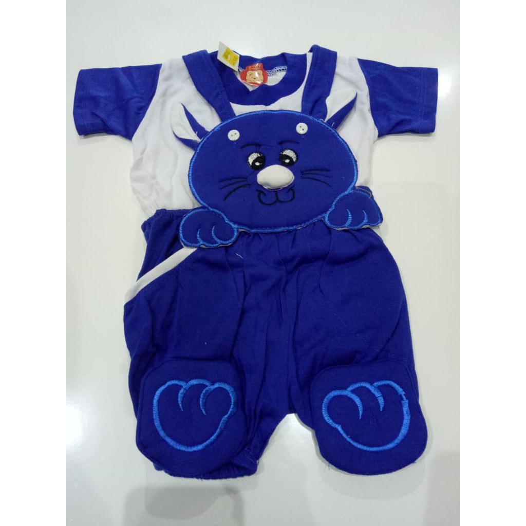 SETELAN BAJU  BAYI  OVERALL KODOK KARAKTER  Shopee Indonesia