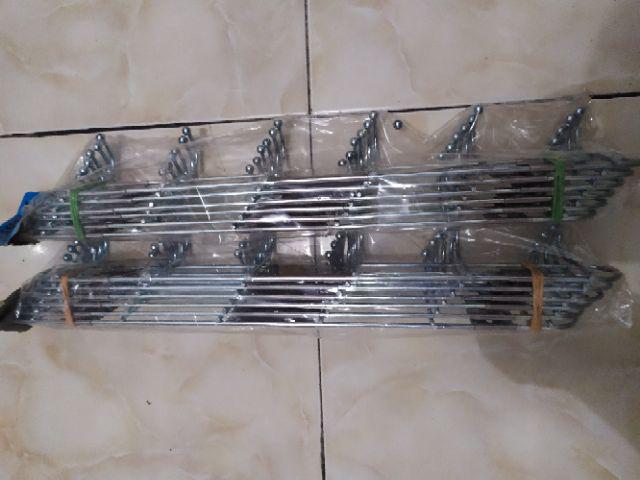 Gantungan Baju Cantolan Kapstok Baju Besi Stainless 6 Kait H0204a