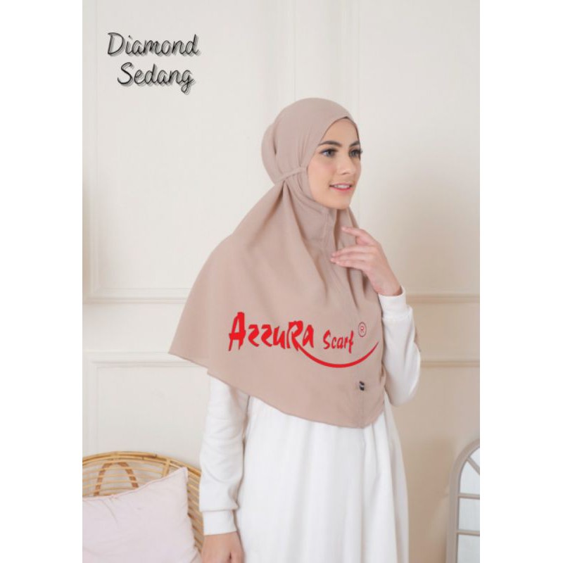 BERGO MARYAM DIAMOND | HIJAB MARYAM | ORIGINAL | AZZURA | BERGO TALI | BERGO POLOS | HIJAB INSTAN-8