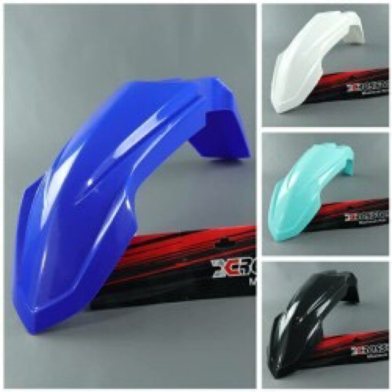 Spakbor Depan Yz 85 New Biru , Putih , Hitam , tosca - Spakbor depan yz85New