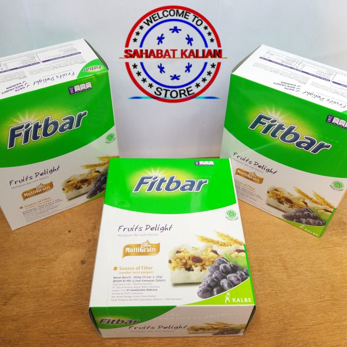 

INSTANT-CAMILAN- FITBAR FRUITS MULTIGRAIN 24GR 1 BOX ISI 12 PCS -CAMILAN-INSTANT.