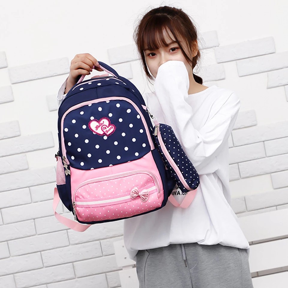 ARMELIA SHOP_Tas Anak Sekolah_Tas Backpack_Unicorn_Polkadot Love