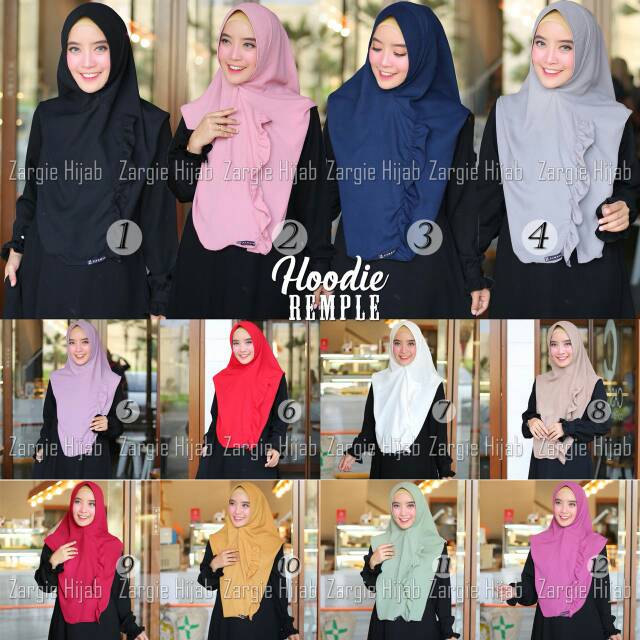 Hoodie Remple original Zargie Hijab