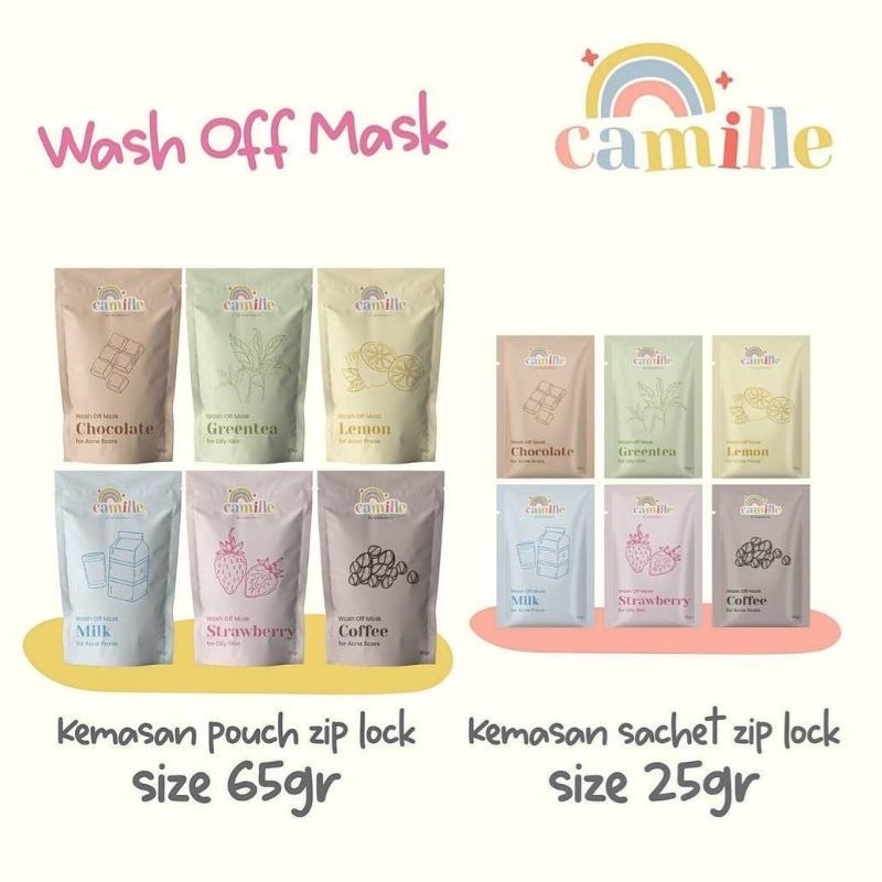 CAMILLE BEAUTY MASKER ORGANIK (BPOM) UKURAN 25 GR