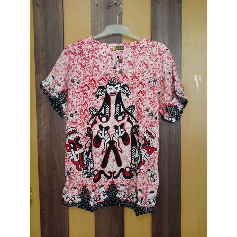 WL- BAJU BALI KUKUH UNISEX MOTIF TOTEM KAPAK