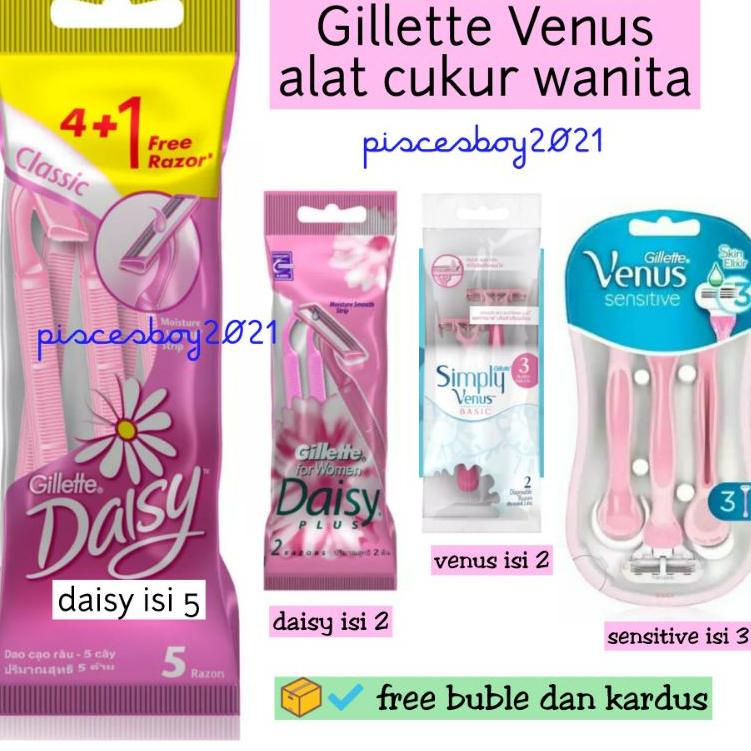 TRX8p3Od--GILLETTE DAISY CLASSIC isi 2 atau 4+1